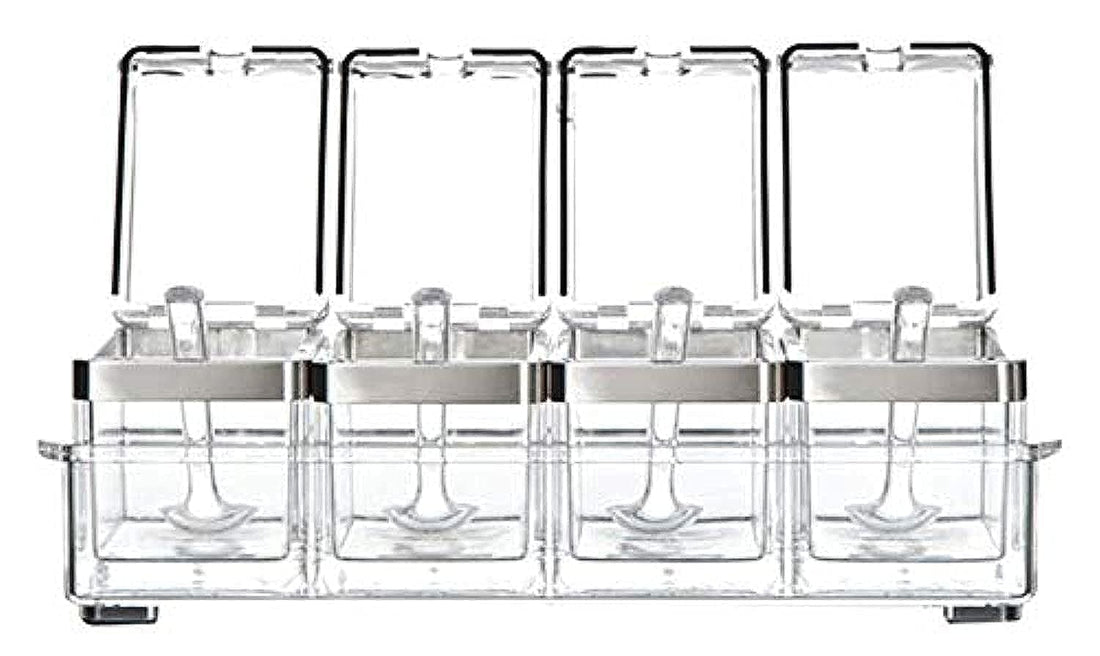 Generic Acrylic spice set - 4 piece