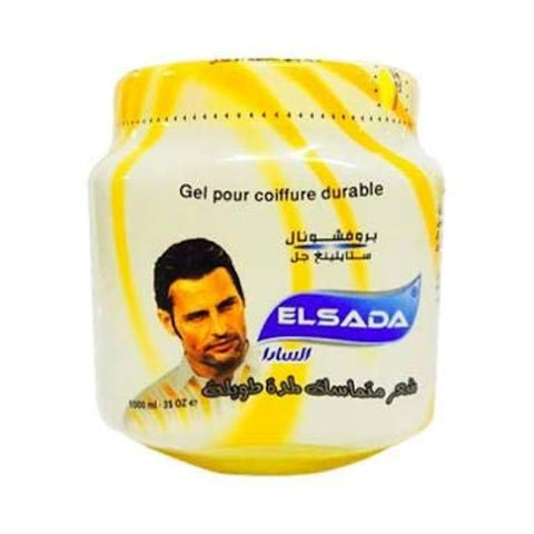 El Sada Professional Styling Hair Gel (Yellow, 1000ml)