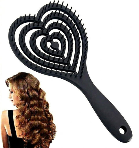 Detangle Hair Brush, Detangling Wet Spiral Hairbrush for Women, Men, kids, Vented Detangler for Blow Drying, Glide Through Tangles For All Hair Type- MULTICOLOR