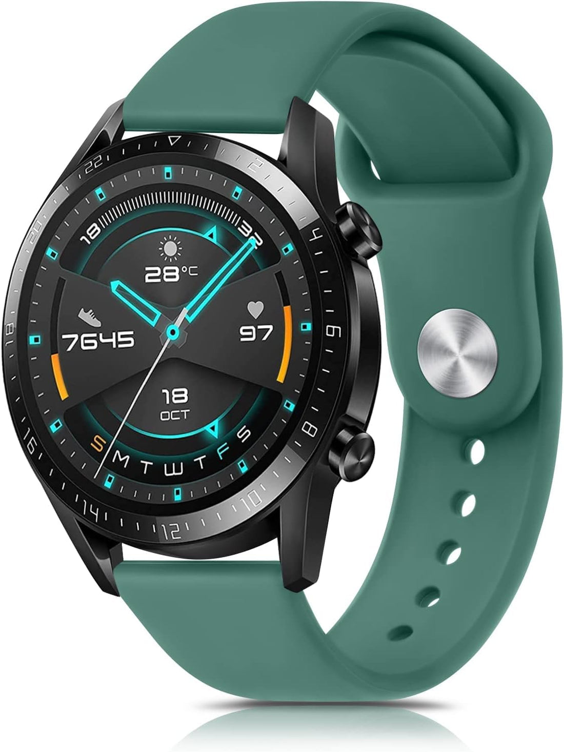 Next store New 22mm Silicone Replacement Sport Strap Wristband Compatible with Huawei Watch Classic GT3 GT2 GT2 Pro