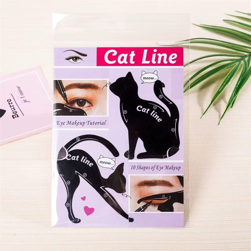 Wonder Eyebrow Writer (Cat Line Sticker), Get Perfect Eyebrows Easy & Quickly! Creative Design for Multiple Eyebrow Shapes, Try It Now - Generic