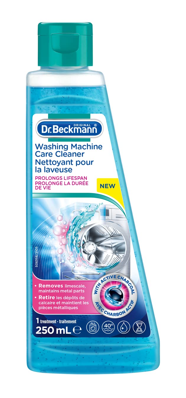 Dr. Beckmann Washing Machine Complete Care Cleaner 250mL| Ocean Breeze Scent | Removes dirt and limescale and maintains & protects inner parts to prolong lifespan of your machine