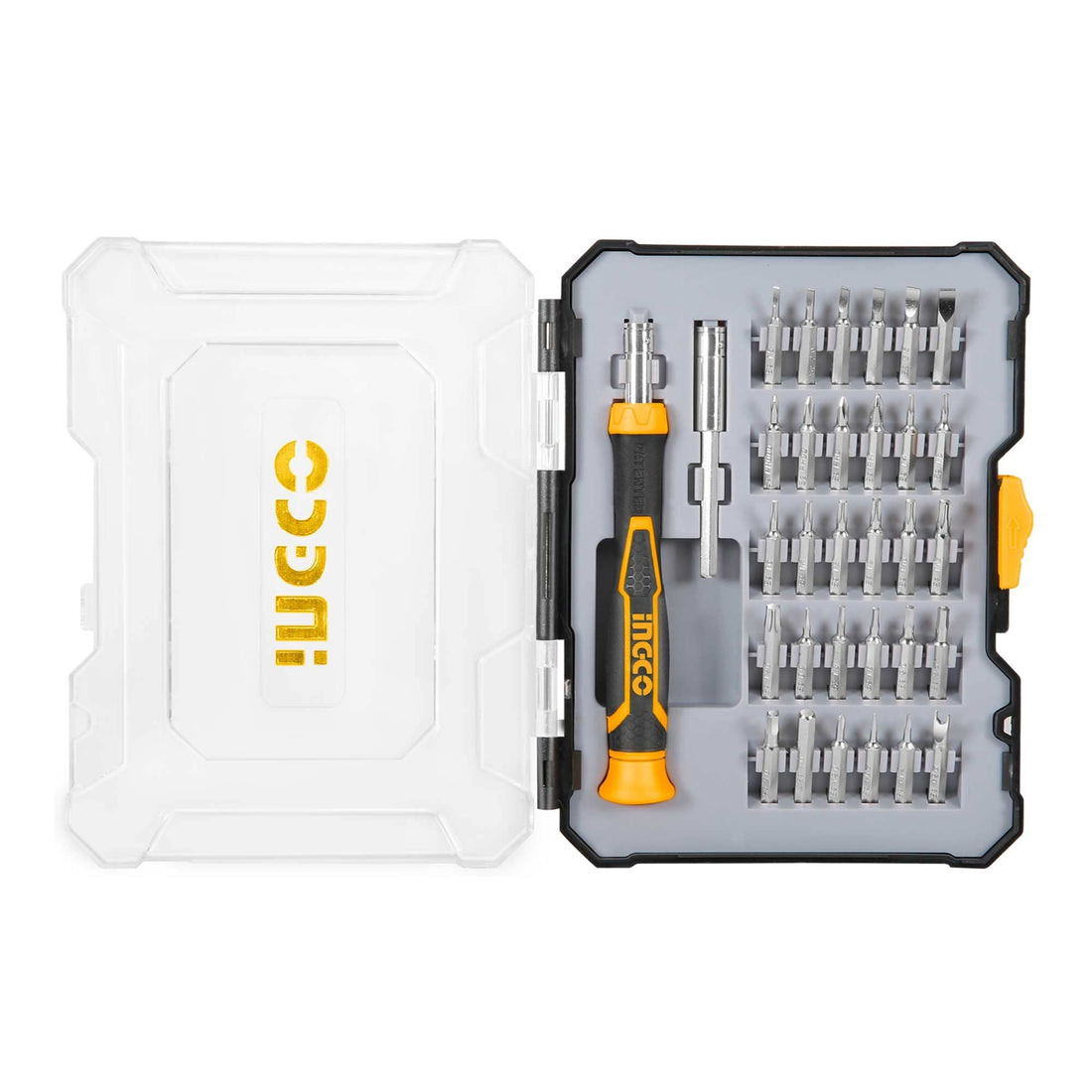 INGCO 32Pcs Screwdriver Set, Precision CRV Screwdriver Kit Repair Tool kits for Phones Watches Laptops Eyeglasses HKSDB0348