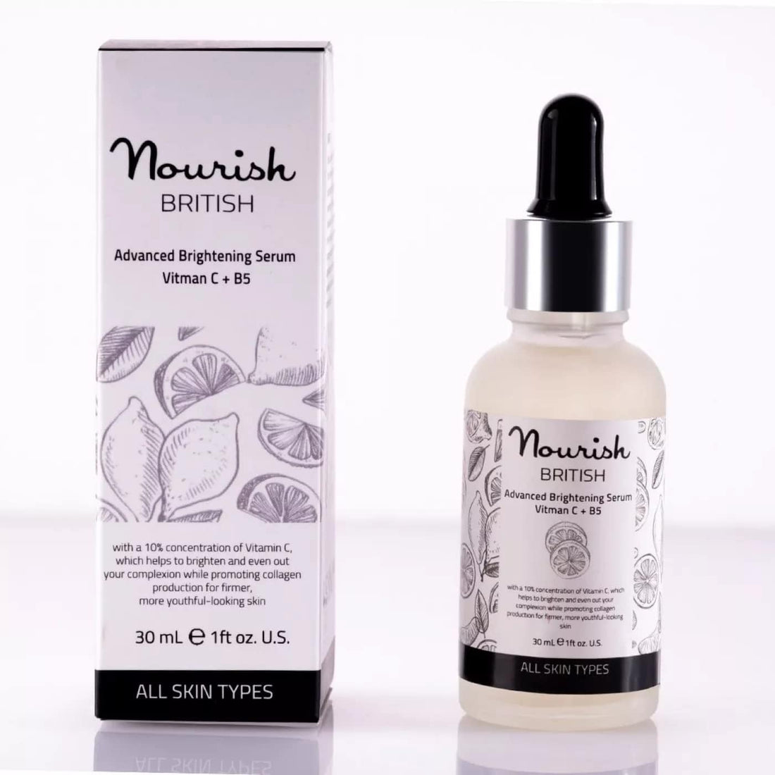 advanced brightening serum vitamin c + b5 30ml
