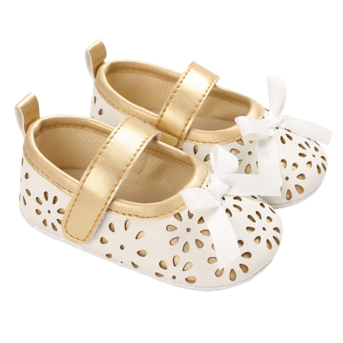 Mix&Max girls Girls Synthetic Ballerina Shape Bow Ballet Flat