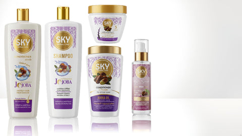 Hair Nourishing and Moisturizing Set with Jojoba Oil – 5 Pieces | Sky Herbal Care