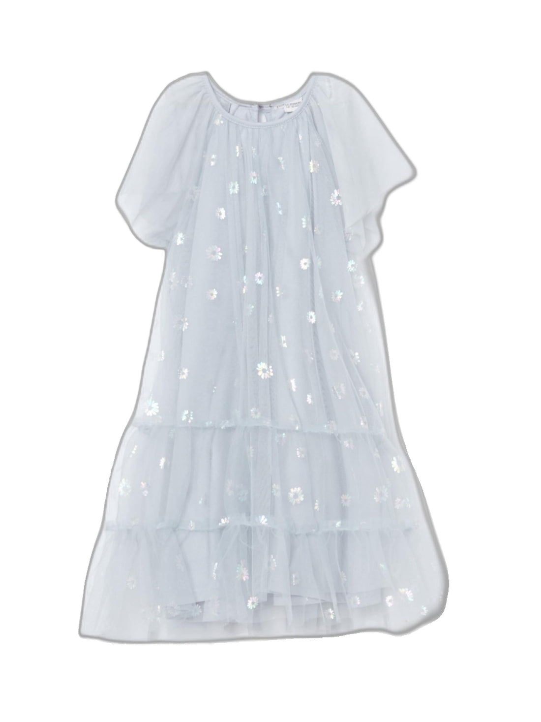 LC WAIKIKI S52559Z4-G7J-1 Kids Tulle Crew Neck Loose Dresses - Girls
