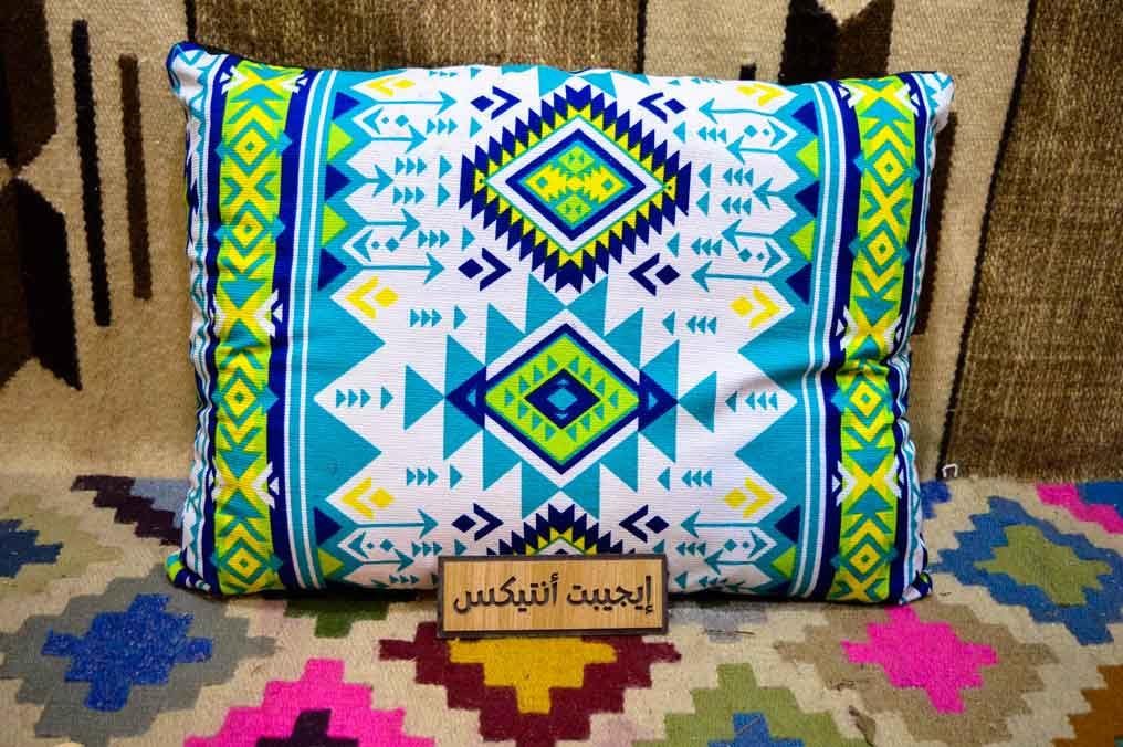 Inks 100% Hand Made Arabic Blue and Green Khadia