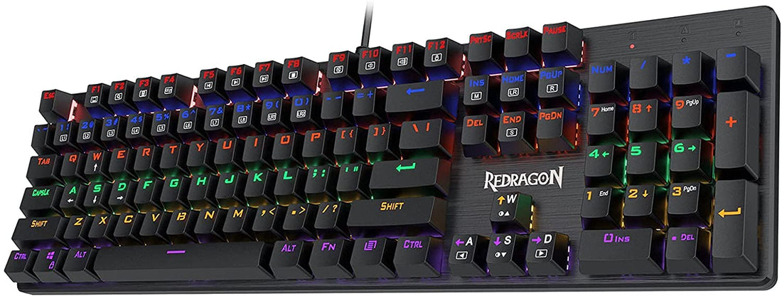 Redragon K608-R Valheim Rainbow Mechanical Gaming Keyboard RED Switch