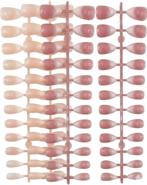 120pc Colored Stiletto False Nails Full Cover Soft Gel Acrylic Tips Pointy Fake Nail Artificial Fingernails Manicure Designs Decor for Women Girls Home Salon DIY. (5 COLOR-5 SHEETS) - OVAL SHAPE