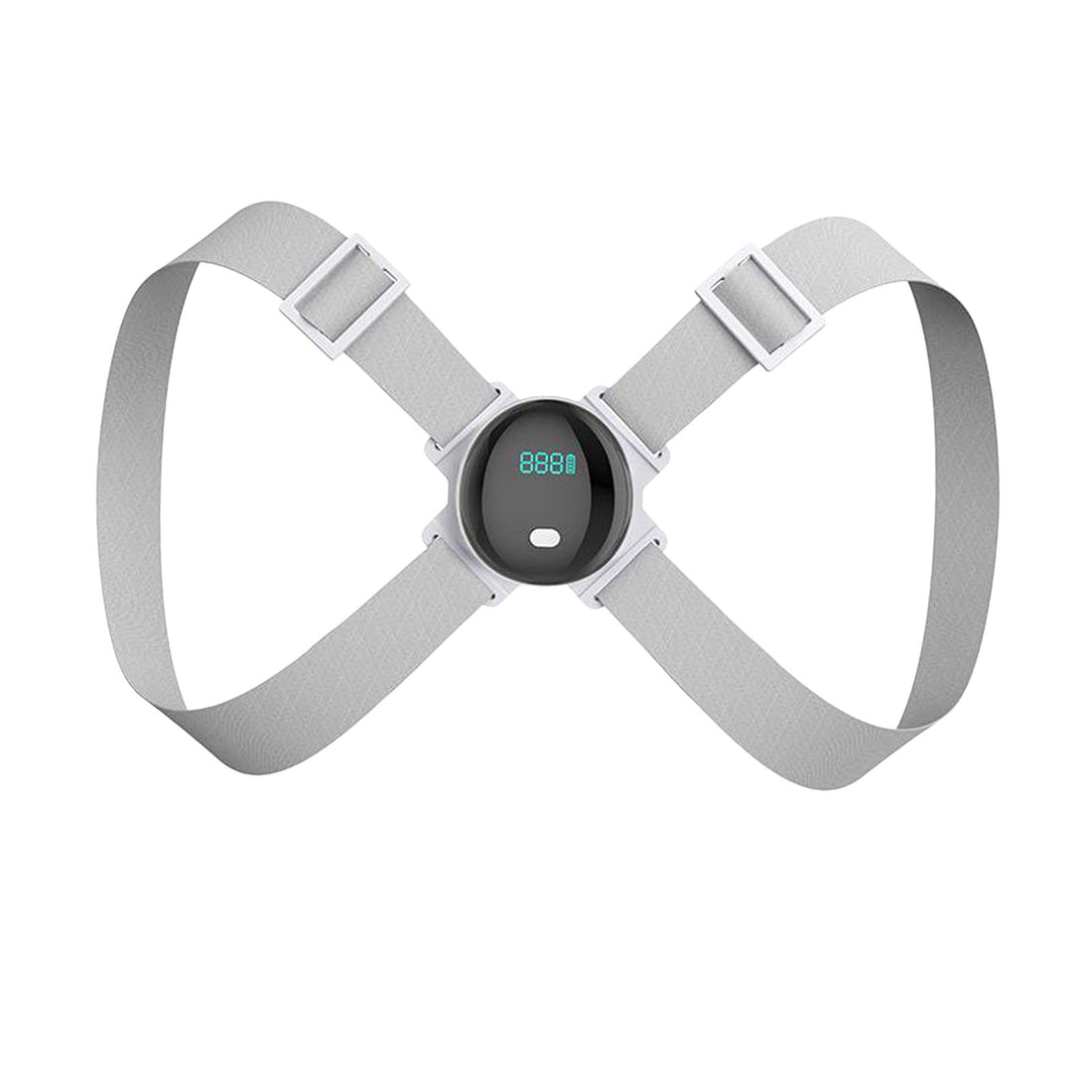 Back Position Corrector with Counting Function, Back Support with Smart Sensor for Vibration Reminder,Position Trainer Improves Curve Back Position,Prevents Back Curve and Relieve Back Pain (Gray)
