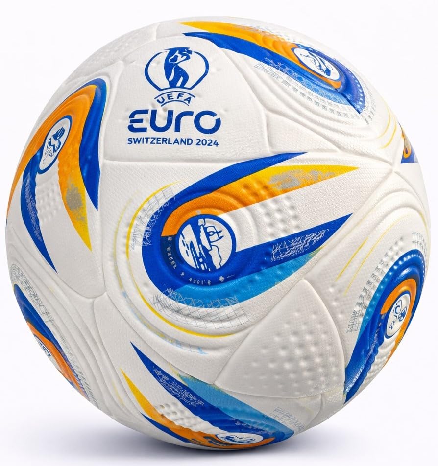 Football – Professional Soccer Ball for Match & Training Use (EUR25-BL, 5)