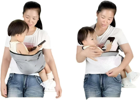Breathable Baby Wrap Carrier, Lightweight and soft baby wrap ideal for all-day use and provides ventilation and comfort for newborns (PCS 2)