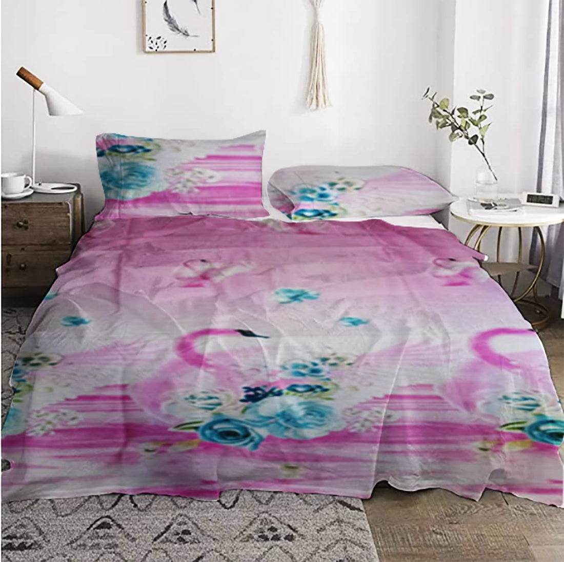 Tigers Trade Lines 3D Cotton Sheet Set 3Pcs (230 * 240cm, Design 18)