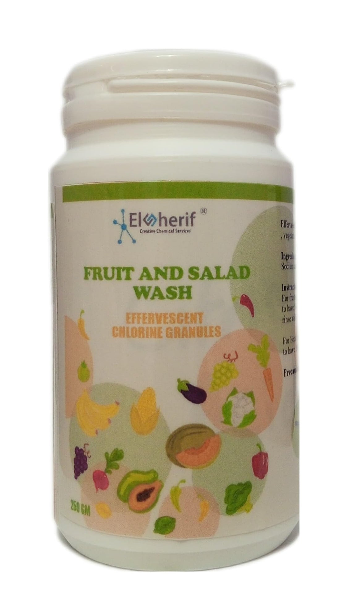 Vegetable & Fruit Disinfectant Chlorine Effervescent Granules 250g