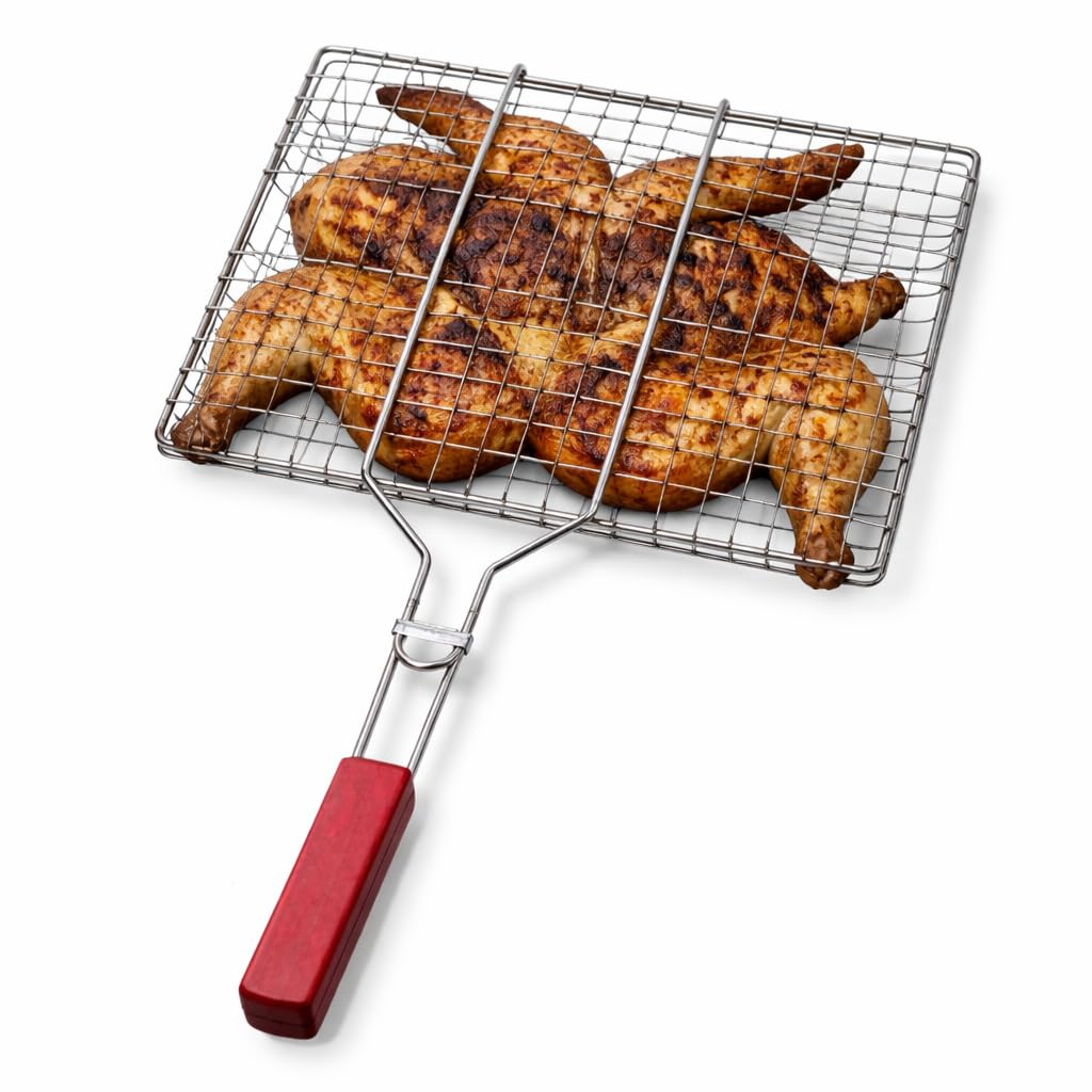 Portable BBQ Charcoal Grill with Cooking Rack – Modern Compact Barbecue for Outdoor Grilling – Ideal for Meat, Chicken, Shrimp & Vegetables – Perfect for Travel & Garden