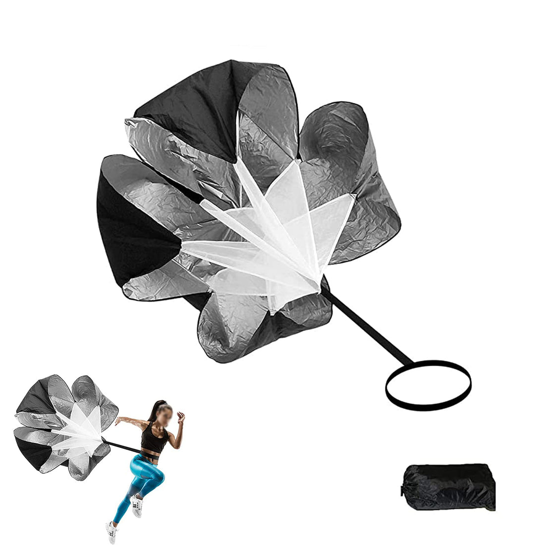 Training Resistance Parachute Speed Training Parachute Strength 145cm Parachute for Resistance During Running for Running Chute Speed Enhancing Resistance