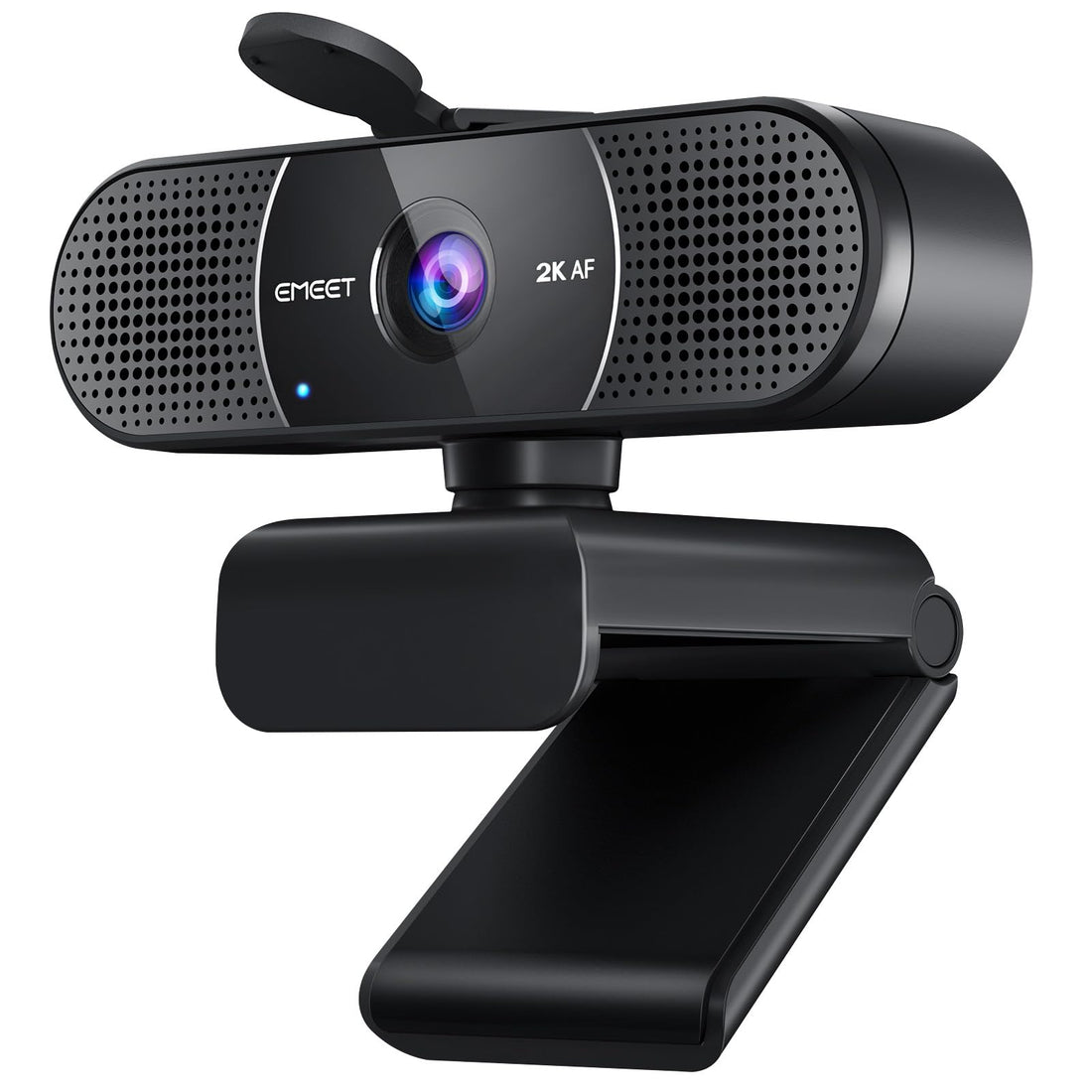EMEET C960 2K Webcam with Microphone, 2K UHD, 2 Noise-Reduction Mics, TOF Autofocus Streaming Webcam with Privacy Cover, Plug&Play USB Webcam for Calls/Conference, Zoom/Skype/YouTube, Laptop/Desktop