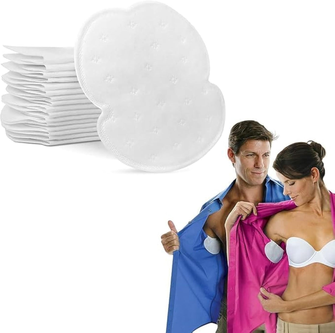 Underarm Sweat Pads, Premium Quality Underarm Sweat Pads for Men & Women, Comfortable No Flavor Invisible with Extra Adhesive, Armpit Protection Without Sweat, Disposable 12 Pack