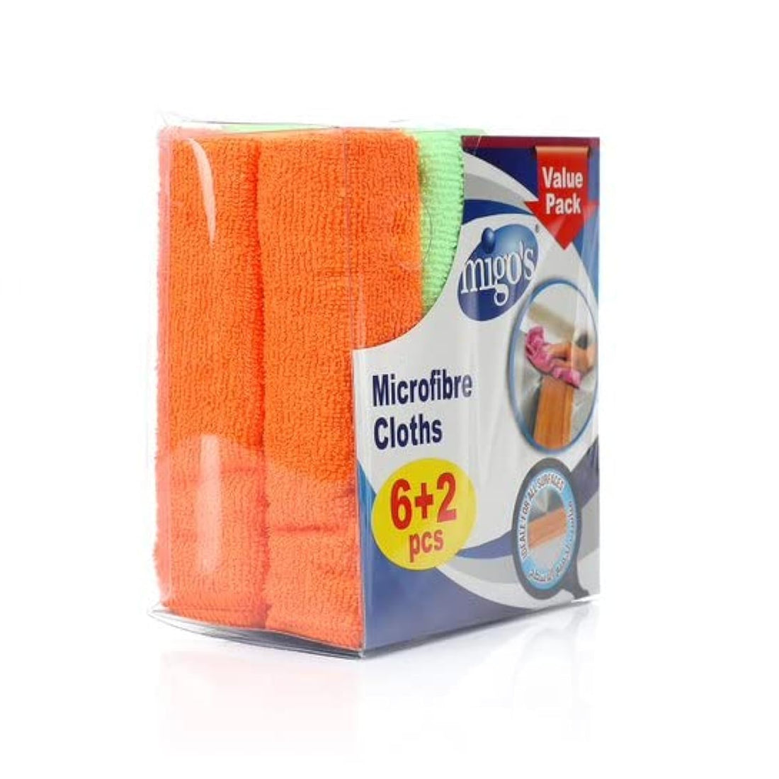 MEGO 6+2 MICROFIBER TOWEL