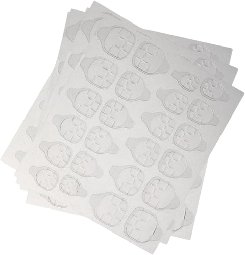 240/480/720pcs Double-Sided Super Adhesive Nail Tips - Press-On Art Film - Unscented, Strong Adhesion - Easy to Apply & Remove - Nail Glue Tape for False Nails (Clear, 96 4 sheets)