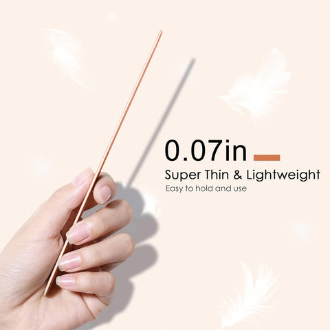 Nail File Large Emery Boards for Nails,180 Grit Nail Files for Natural Nails, Thin Emory Nail File Pack Manicure Tool for Home Use 10PCS-12cm- MULTICOLOR