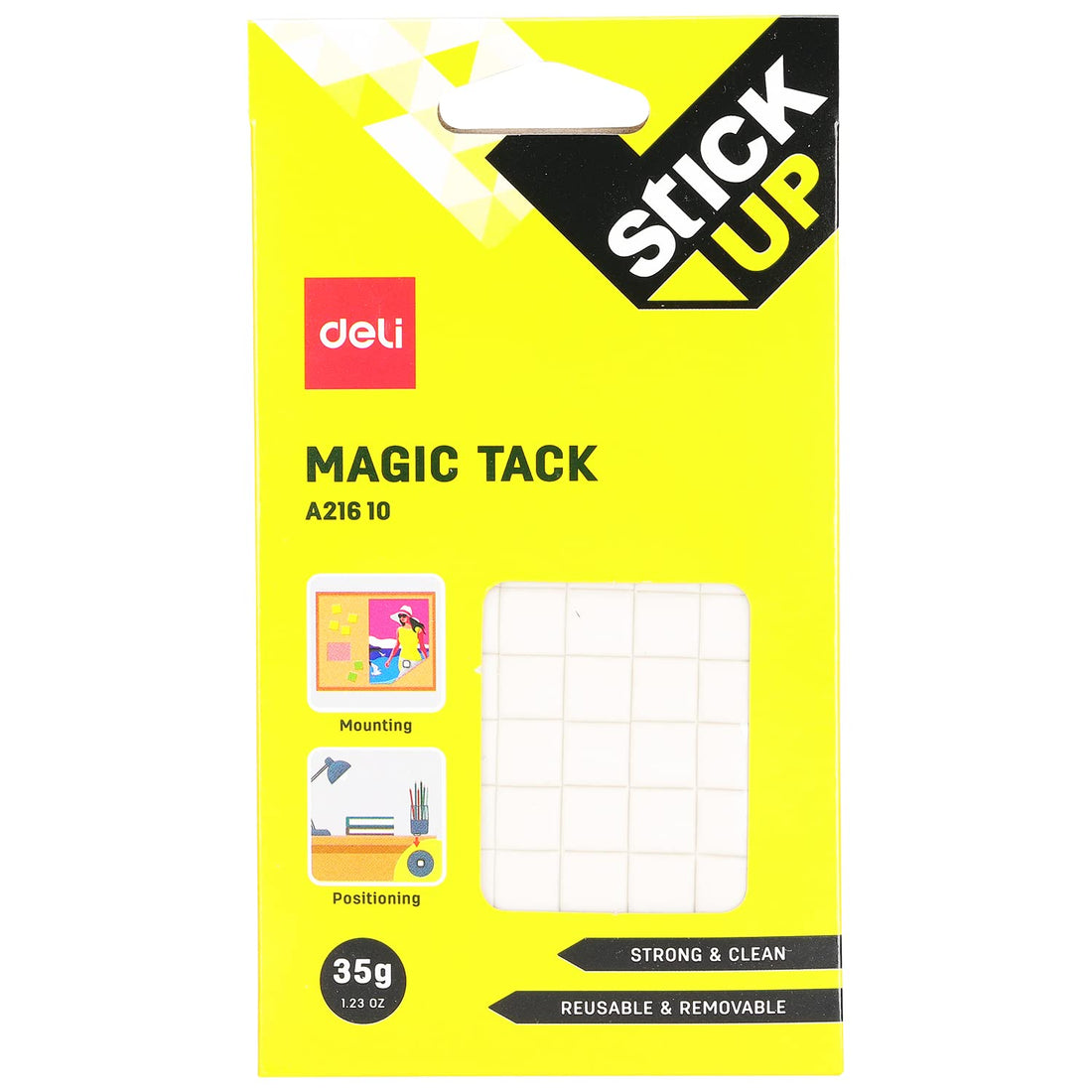Deli ea21610 deli magic tack can be used as modeling to sculpt and stick ea21610-