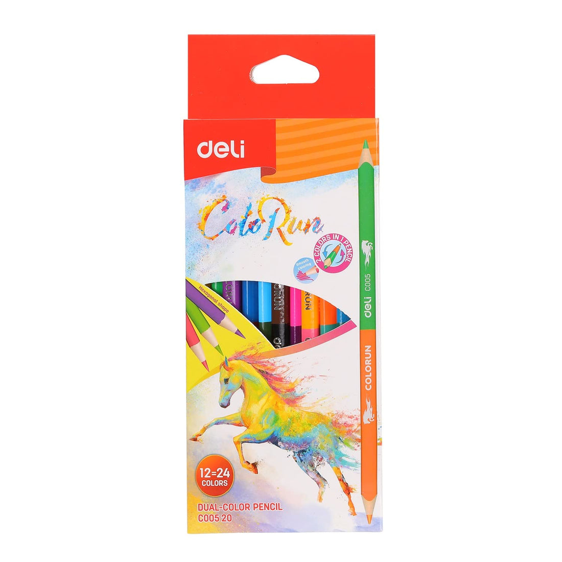 Deli c00520 colored pencil - 12 colors