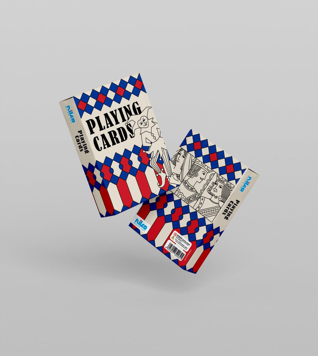 Nilco Premium Playing Cards, Red & Blue