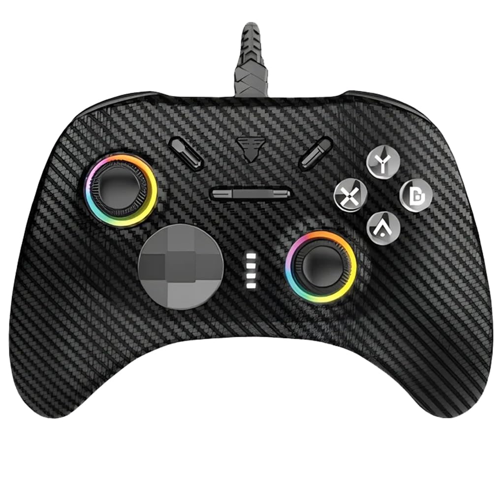 FANTECH GP15 EOS VEGA Controller - INTERCHANGEABLE Sticks and D-Pad - Built in Audio Port - 3 Level Vibration - ANTI DRIFT HALL EFFECT ANALOG - Motion Sensor