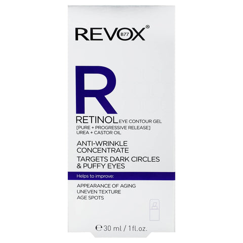 Revox Retinol Eye Gel Anti Wrinkle Concentrate for Dark Circles and poffy Eyes 30ml