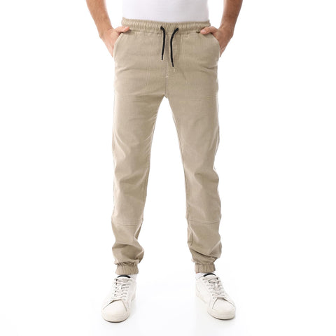 Andora Mens Stitched Elastic Waist Casual Pants