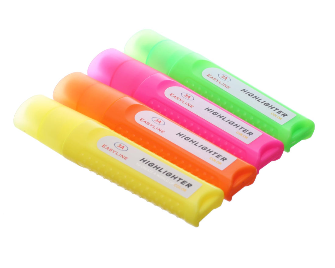 SONIX EASY 707-C Highlighter Set 4 Pens LINE, Single Count