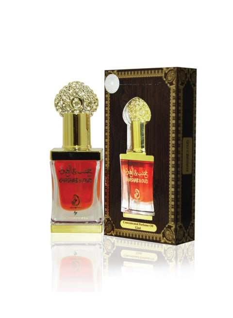 Arabiyat Khashab & Oud Concentrated Perfume Oil For Unisex, 12 ml