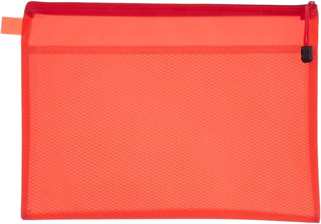 Zipper file / A4 / Red