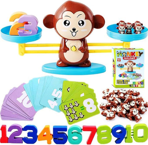 Lux Monkey Animals & Numbers Scale