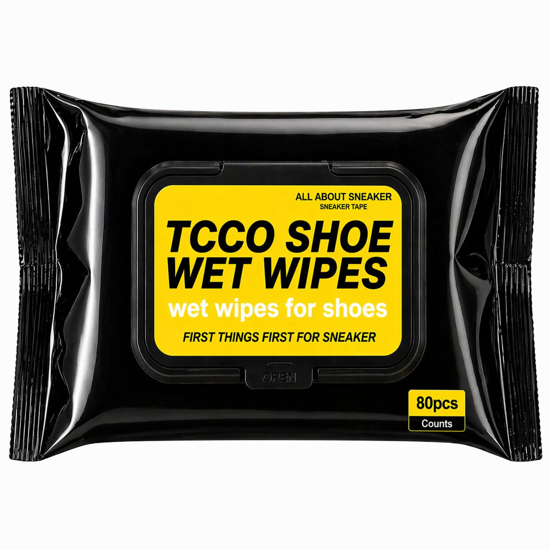 TCCO ENTERPRISE Natural Sneaker & Shoe Cleaner Wipes - Portable Sneakers Cleaner Shoe Wipes Quickly Remove Dirt & Stains - These Disposable Shoe Cleaning Wipes Can Be Used On Most