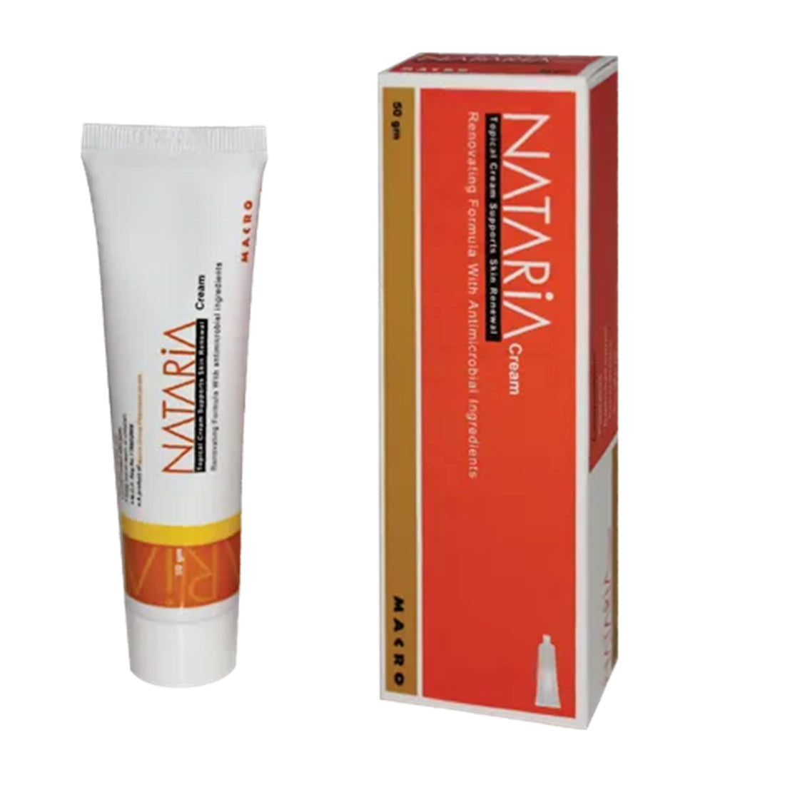 Macro nataria skin emollient cream antibacterial properties 50gm