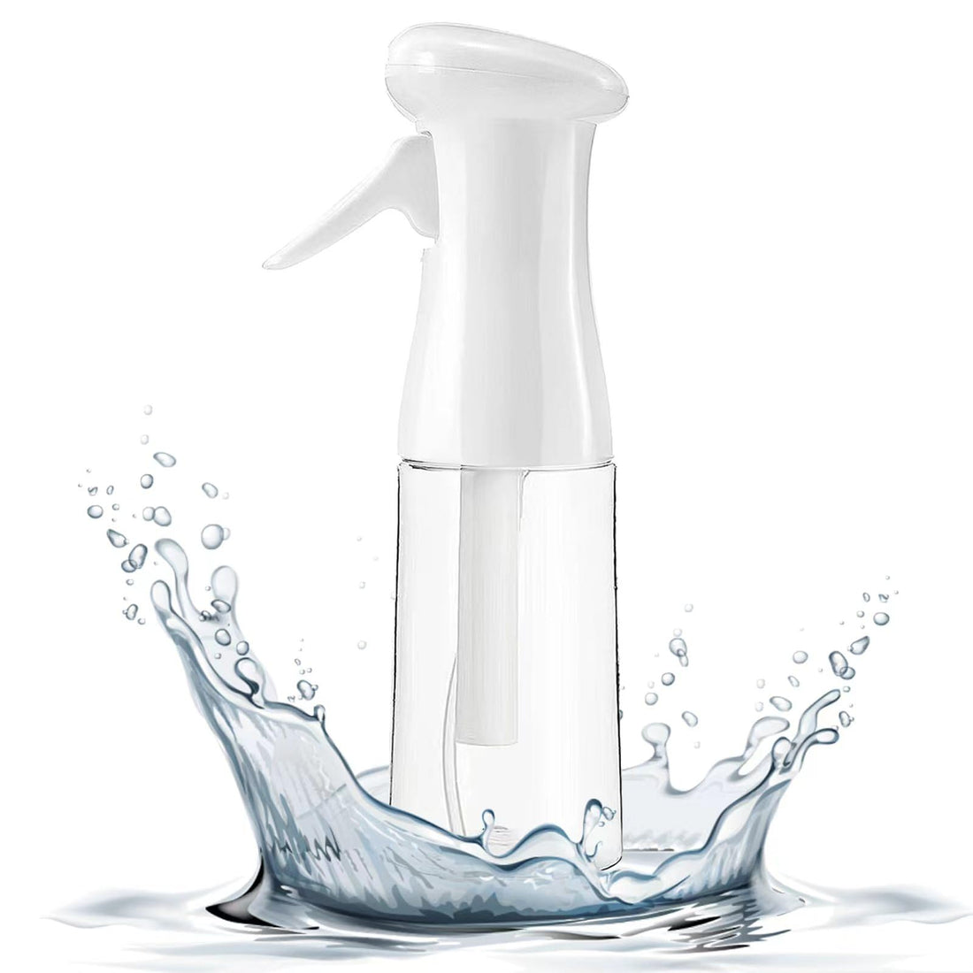 Facewegen Hair Spray Bottle Continuous Mist Spray Bottle Refillable Plastic Fine Spraying Bottle for Hair Styling, Plants, Cleaning, Misting & Skin Care（normal03