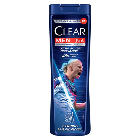 Clear Men Haaland Anti-Dandruff Shampoo Cool Sport Menthol, 10X Deep Cooling With Ultra Performance Formula, 360ML