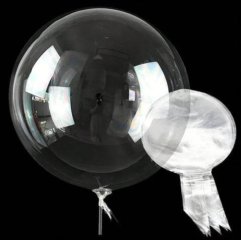 10 Pcs 18" Clear Bubble Balloons, Suitable For DIY Decorating - Great For Birthday, Wedding, Anniversary