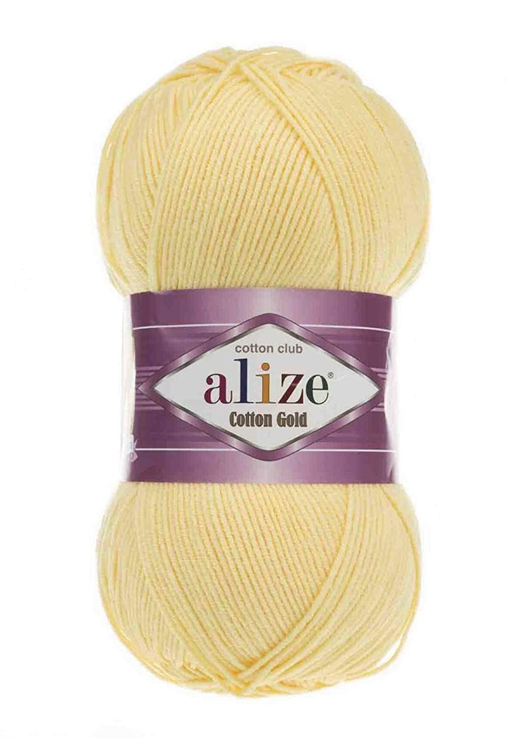 ALIZE COTTON GOLD HAND KNITTING YARN COLOR 187