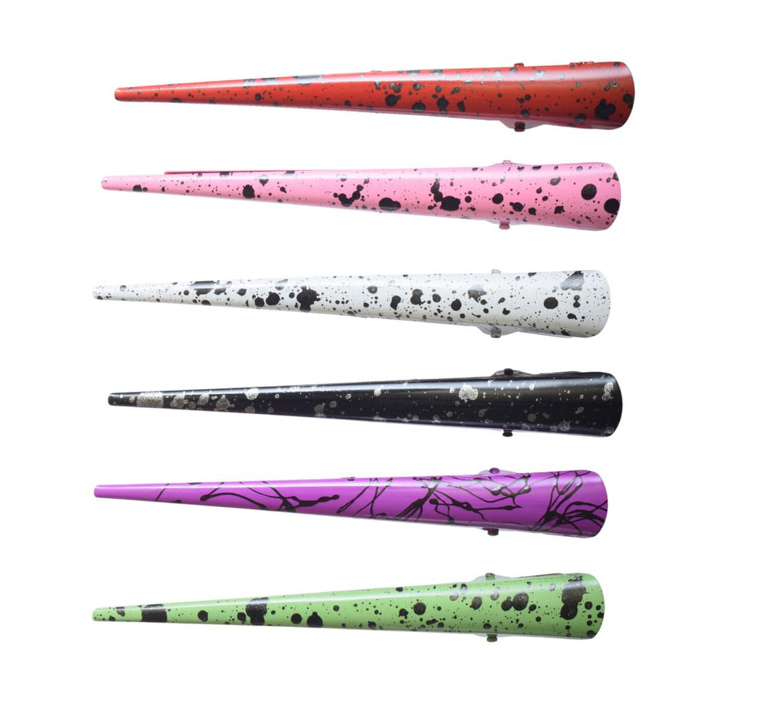 Daphne Metal Hair Claw Clips Set With Simple Design For Girls, 6 Pieces - Multicolor