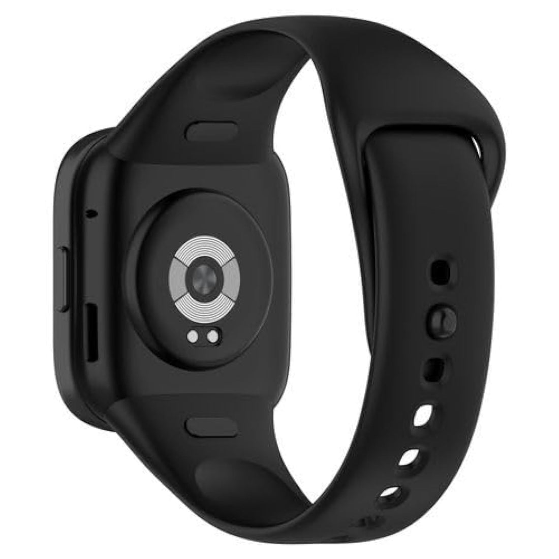 Silicone Watch Band Compatible with Xiaomi Redmi Watch 3 / Xiaomi Mi Watch 3 Sport Silicone Wrist Strap (Black)
