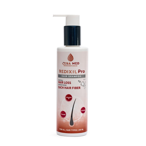 CERA MED Redexil Pro Hair Shampoo - 200ml | Control hair loss | Strength each hair fiber | For all hair types