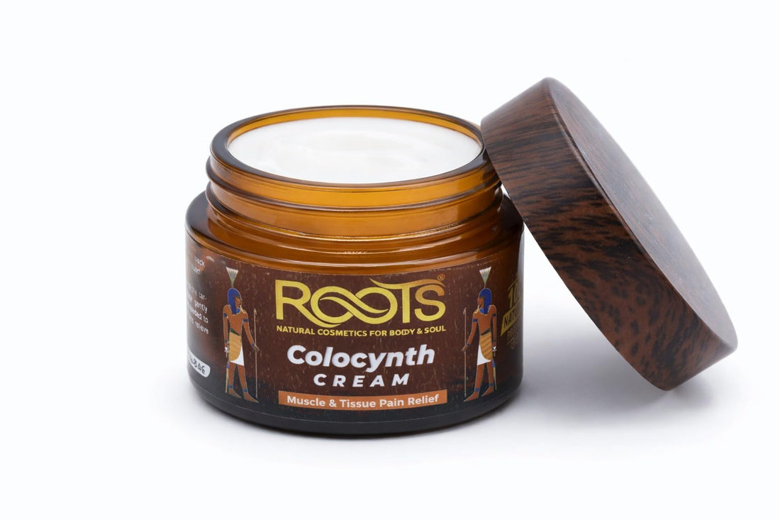 Roots Clocynth Cream Muscle & Tissue Cream, Pain Relief, Natural Lamb Oil, Fast Absorbing