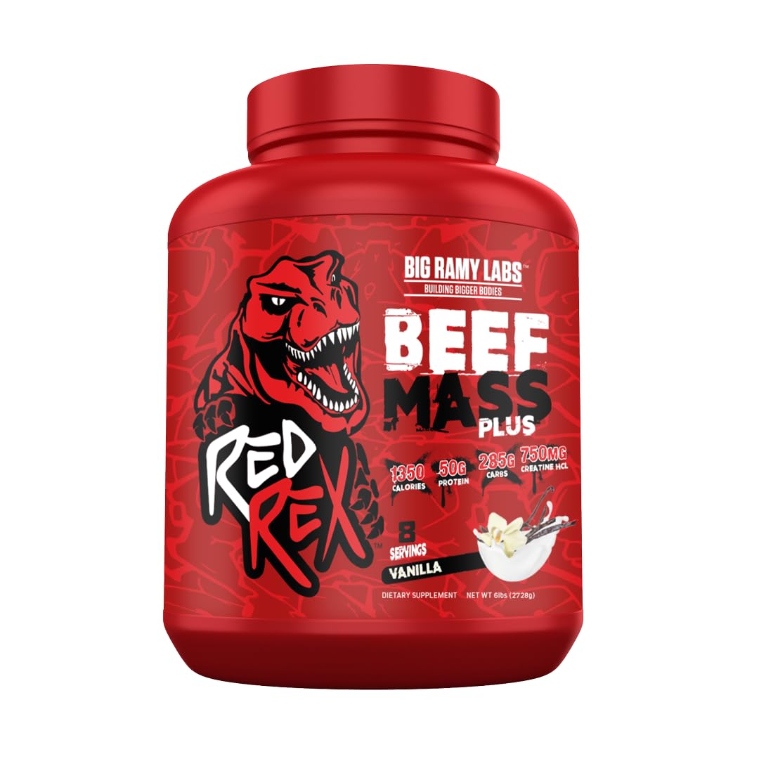 RED REX - Beef Mass Plus Vanilla 2.72 kg