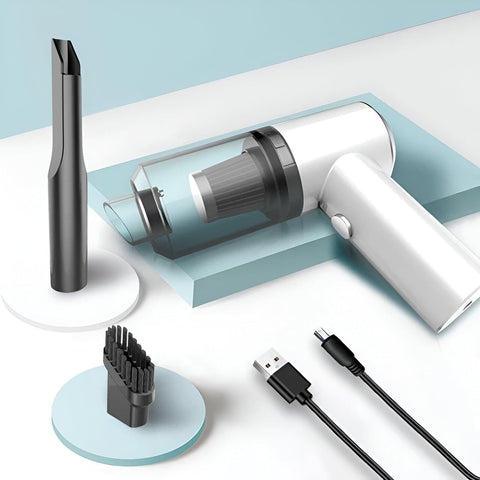 Wireless Vacuum Cleaner - 120 W Wet Dry Car Vacuum Cleaner, 9000 PP Suction Power, Small Home Cleaning Device, Multi Color