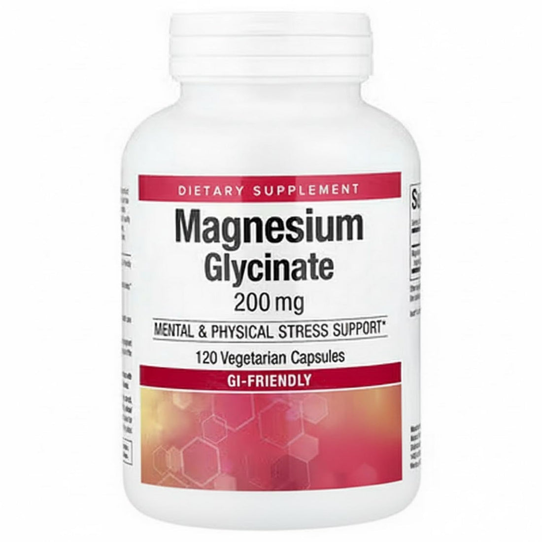 Premium Vital, Magnesium Glycinate, 200 mg, 120 Vegetarian Capsules, with Practical Pill Box, Laboratory Tested, Gluten Free, Soy Free, Vegetarian