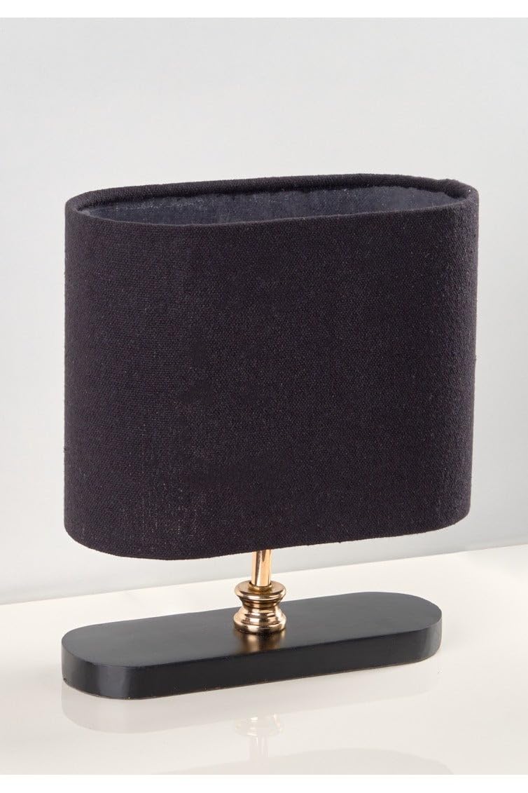 NAGAFA SHOP Martina Modern Black Table Lamp Tb62-Bk-Bk Black 30 Ã— 30 Ã— 35